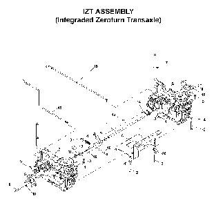 Hydraulic Pump - Motor Diagram and Parts List for CZ4818BIA (968999276)(2004-09) Husqvarna Lawn Tractor