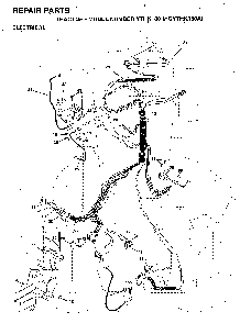 Electrical Diagram and Parts List for YTHK180 (HCYTHK180A)(1996-01) Husqvarna Lawn Tractor