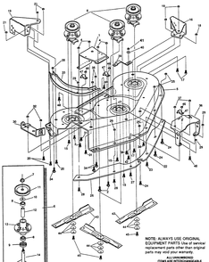 Part Location Diagram of 1498 Husqvarna NUT. 5/16-18 REGHEXCTRLK