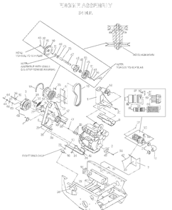Engine 2 Diagram and Parts List for BZE7234D (033600000 and Up)(2005-02) Husqvarna Lawn Mower