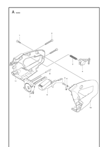 Handle Diagram and Parts List for K4000 2018-03 Husqvarna Lawn Tractor Accessories
