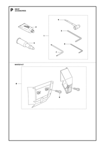 Part Location Diagram of 501754701 Husqvarna Tool Kit