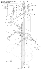 Part Location Diagram of 544405101 Husqvarna Bracket