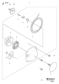 Part Location Diagram of 5053114-01 Husqvarna Label