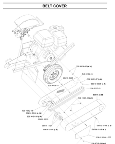 Cover Diagram and Parts List for SG13-SG13 2009-02 Husqvarna Lawn Tractor Accessories