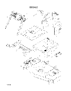 Decals Diagram and Parts List for WH5219EFQ968999253 2008-08 Husqvarna Lawn Mower