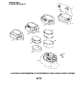 Air intake Diagram and Parts List for TS354X-96043029500  Husqvarna Lawn Tractor
