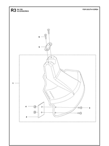 Accessories 3 Diagram and Parts List for 541RB  Husqvarna Brush Cutter