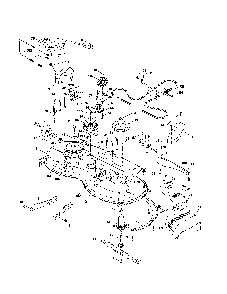 Mower deck Diagram and Parts List for YTA22V46-96045005100  Husqvarna Lawn Tractor