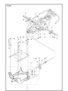 Part Location Diagram of 580682401 Husqvarna Bracket