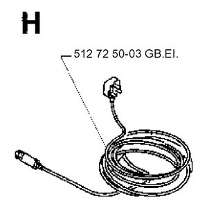 Electrical 6 Diagram and Parts List for 43EL ROYAL Husqvarna Lawn Mower
