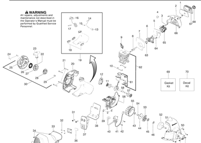Part Location Diagram of 545003319 Husqvarna Kit-Decal