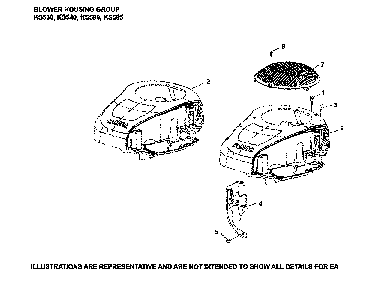 Blower housing Diagram and Parts List for LT1597-96041039300  Husqvarna Lawn Tractor