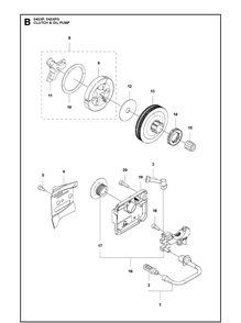 Part Location Diagram of 513956101 Husqvarna Drum