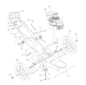 Frame Diagram and Parts List for HU625HWT 96173000400 REV1 2013-03 Husqvarna Edger