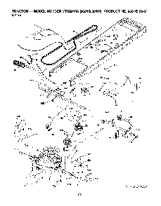 Drive Diagram and Parts List for YTH20K4696045000404 2007-10 Husqvarna Lawn Tractor