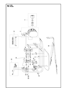 Part Location Diagram of 593864701 Husqvarna Joint