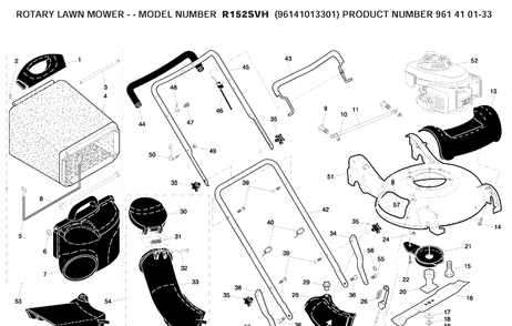 Part Location Diagram of 532401896 Husqvarna Grassbag Assembly, Complete