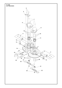 Part Location Diagram of 531148201 Husqvarna Support Wheel