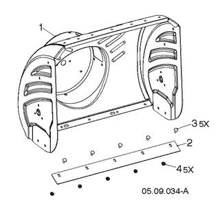 Auger Housing And Impeller 5 Diagram and Parts List for ST327 (96193012401)(2019-03) Husqvarna Snow Blower