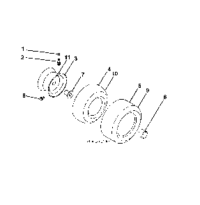 Wheels & tires Diagram and Parts List for LGT48DXL-96043026000  Husqvarna Lawn Tractor