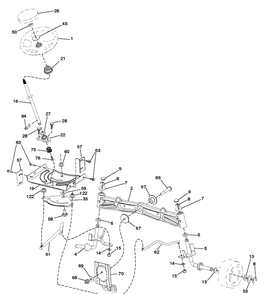 Part Location Diagram of 532447759 Husqvarna Cap.steering.wheel.mcculloch