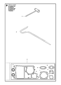 Accessories Diagram and Parts List for K650CUT-N-BREAK 2007-01 Husqvarna Circular Saw
