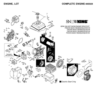 Engine Diagram and Parts List for PW4HK18650178E  Husqvarna Engine
