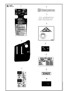 Part Location Diagram of 578866301 Husqvarna Decal