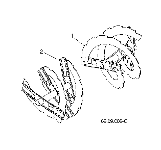 Auger weld Diagram and Parts List for 96193009604  Husqvarna Snow Blower