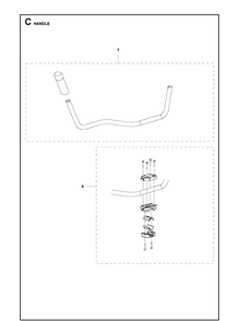 Part Location Diagram of 593825401 Husqvarna Handle Bracket