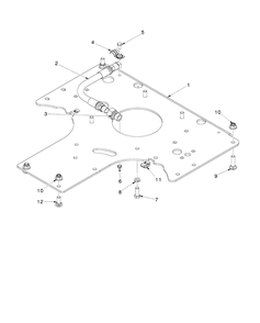 Engine Plate Diagram and Parts List for Z454 (96798470101)(2020-04) Husqvarna Lawn Mower