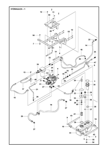 Part Location Diagram of 597464301 Husqvarna HYDRO FILTER (P500)