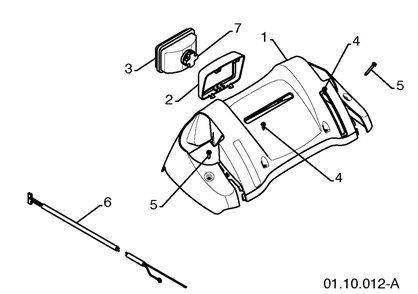Handles 4 Diagram and Parts List for 5524SBL (96193003400)(2008-11) Husqvarna Snow Blower