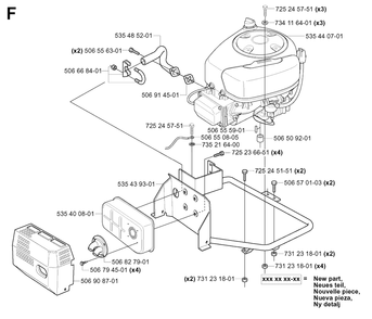 Part Location Diagram of 535440701 Husqvarna 
