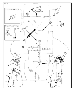 Electrical Diagram and Parts List for TS138M (96041042000)(2018-07) Husqvarna Lawn Tractor