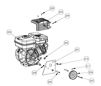 Part Location Diagram of 582418901 Husqvarna Engine