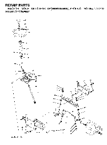 Steering Diagram and Parts List for CTH180XP (96061000600,954170212)(2005-01) Husqvarna Lawn Tractor