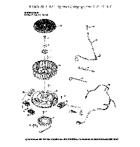Ignition Diagram and Parts List for 967924801-00  Husqvarna Lawn Mower