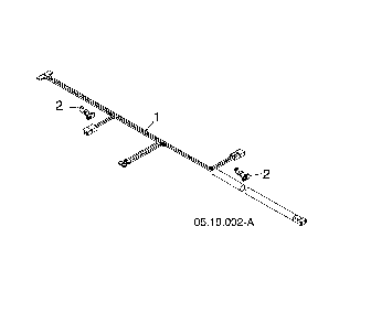 Wire harness lights & grips Diagram and Parts List for 96193012204  Husqvarna Snow Blower