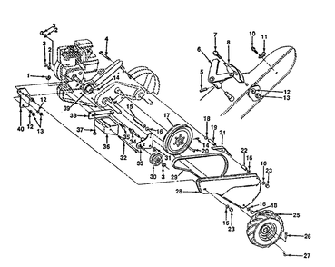 Part Location Diagram of 874930576 Husqvarna Bolt, Hex 5/16-18 x 4-3/4