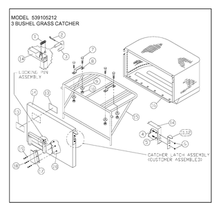 Accessories Diagram and Parts List for 539105212 2003-02 Husqvarna Lawn Tractor Accessories
