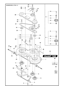 Part Location Diagram of 535429601 Husqvarna Belt Cover