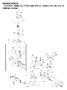 Steering Diagram and Parts List for YTH180 (HEYTH180A, 954820141)(1998-12) Husqvarna Lawn Tractor
