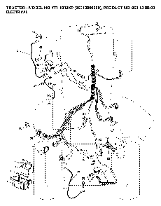 Electrical Diagram and Parts List for YTH1848XP96013000300 2005-10 Husqvarna Lawn Tractor