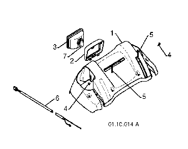 Console Diagram and Parts List for 1830SB96193006501 2010-08 Husqvarna Snow Blower