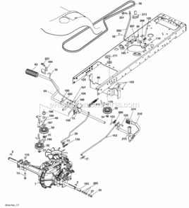 Page C Diagram and Parts List for C20H42YT 2006-01 Husqvarna Lawn Tractor