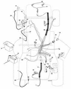 Page D Diagram and Parts List for C20H42YT 2006-01 Husqvarna Lawn Tractor
