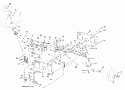 Page I Diagram and Parts List for C20H42YT 2006-01 Husqvarna Lawn Tractor