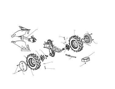 Part Location Diagram of 519653123 Husqvarna Screw